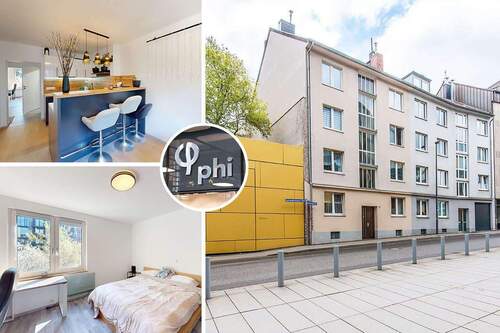 Immobilien-Aachen-Wohnung-Kaufen-KP683.8.1-Grid-01 - PHI AACHEN - Sanierte Zwei-Zimmer-Wohnetage in City-Lage von Aachen!