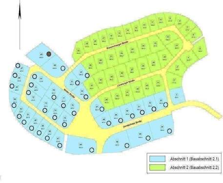 Lageplan Parzelle 68 rot markiert.jpg - Grundstück in Stralsund zum Kaufen