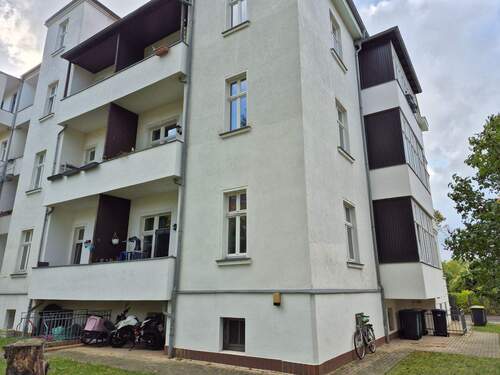 Hausansicht hofseitig - 2 Zimmer Etagenwohnung zur Miete in Leipzig