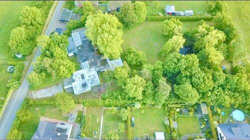 Luftbild Haus und Garten - 