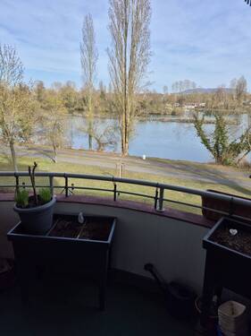 Aussicht Balkon Mainseite - 