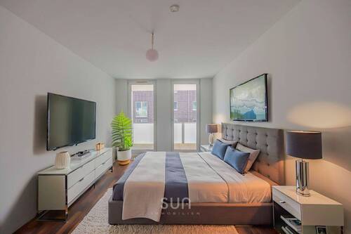 Schlafzimmer Visual. - ***MODERN & HELL - 3-Zimmer-Wohnung mit Süd-Balkon & Stellplatz in TOPLAGE Riedberg***