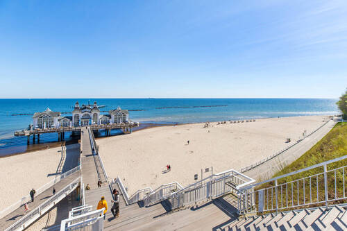 Strand und Seebrücke - Sellin - 