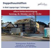Offene Rohbaubesichtigung am 26.10. von 13-14 Uhr! - Schlangen