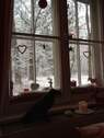 Blick von der Couch im Winter - 
