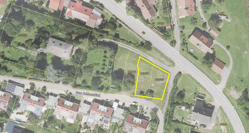 Flurkarte Sat. markiert - 