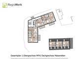 Gesamtplan 1. Obergeschoss MFH - 