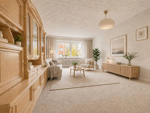 Wohnzimmer (Angepasst durch KI) - 