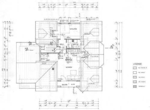 Grundriss - 2,5 Zi. Wohnung mit Balkon, Bad Dürrheim