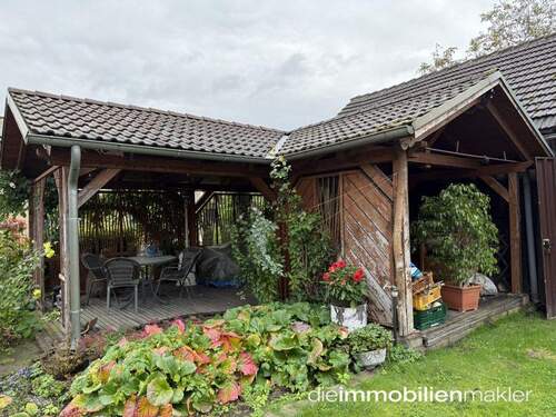 gemütliche Sitzecke im Garten - 5 Zimmer Bauernhaus, Landhaus in Lübbenau/Spreewald