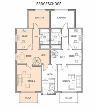 Wohnung EG links - 
