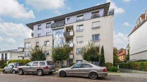 Außenansicht 2 - Gepflegte 1-Zimmer-Wohnung in ruhiger Lage - sofort bezugsfrei
