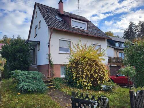 Bild 1 - Kleines reparaturbedürftiges Einfamilienhaus mit schönem Garten in sehr guter Wohnlage