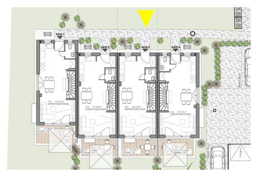 Erdgeschoss - 4 Zimmer Reihenmittelhaus in Raubling