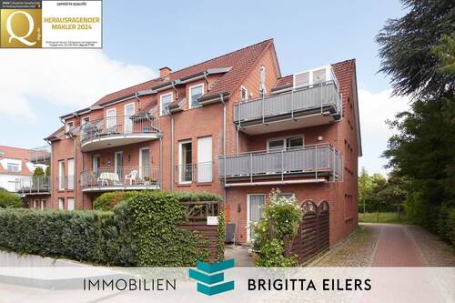 Bild 1 - Innenstadtlage, Südbalkon, Tiefgarage - Vermietete 2-Zimmer-Wohnung ohne Käuferprovision in Achim!