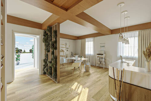 Visualisierung Gastraum EG Ansicht 2 - 