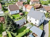Luftansicht Eingangsbereich - 3 Zimmer Einfamilienhaus zum Kaufen in Freital