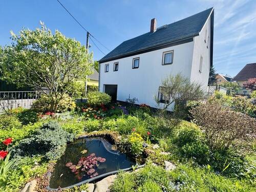 Gartenansicht - 3 Zimmer Einfamilienhaus in Freital