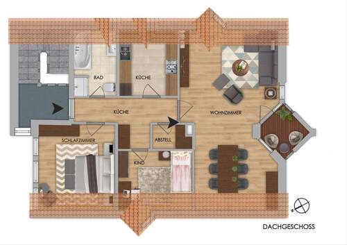 Dachgeschoss - 