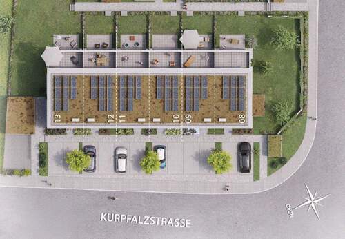 Lageplan Neubauquartier - 