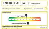 Ausschnitt Energieausweis - 