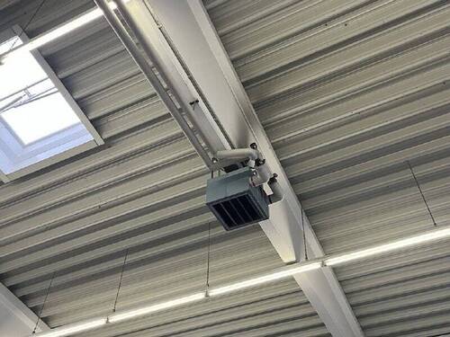 Heizung in der Halle - 