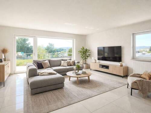 Wohnen, Einrichtungsbeispiel (KI-generiert) - Für die große Familie! EFH mit Einliegerwohnung, Garten und tollem Ausblick über Spechbach