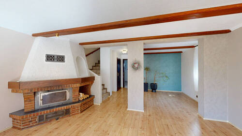 Wohn- und Esszimmer - Reihenendhaus mit 107,40 m&sup2; in Hamburg / Neu-Allermöhe zum Kaufen