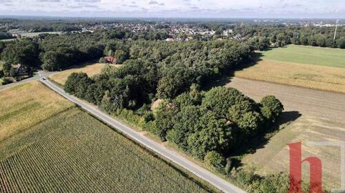 Drohnenaufnahme - 1 Zimmer Einfamilienhaus in Lohne