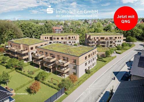 Seitenansicht - Attraktive 3-Zimmer Wohnung mit QNG im Rüenkolk Quartier