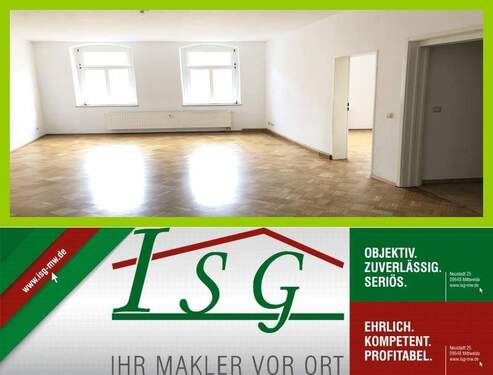 Wohnzimmer - 2-Raum Wohnung im Zentrum mit AUFZUG und Parkettboden