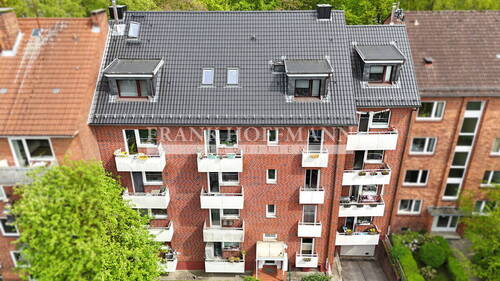 V11166 Vorderansicht 1 - 1 Zimmer Mehrfamilienhaus, Wohnhaus zum Kaufen in Hamburg