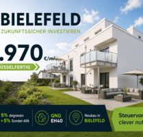 In BIELEFELD: SOLIDE Invest Möglichkeit: Hohe Afa durch QNG-Cert. EH40 Immobilien mit KfW296. - Düsseldorf Stadtmitte
