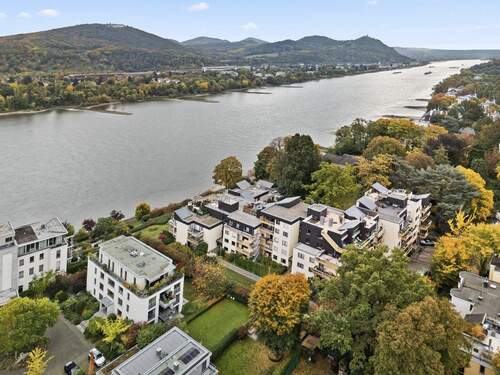 Die Natur im Blick: direkte Rheinlage mit Aussicht auf das Siebengebirge - Rheinromantik pur: exklusive Eigentumswohnung in Bonn Rüngsdorf