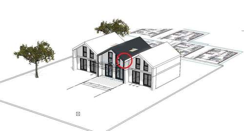 Bild 1 - Neubauprojekt: Reihenhäuser in Holzbauweise - KfW 40 QNG, Top-Förderung für Familien ab 0,01%