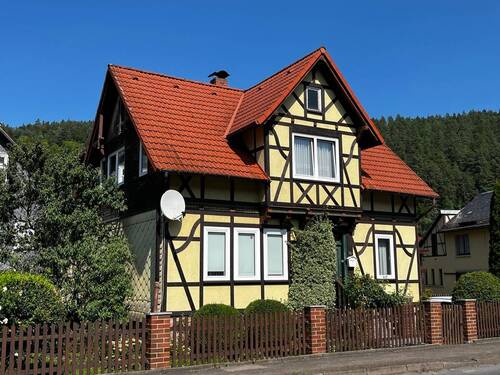 Ansicht - Charmantes Fachwerkhaus im Herzen von Sitzendorf