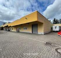 Vielseitig nutzbare Halle mit Halleneinbau und Freifläche in Karlsruhe