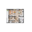 Grundriss Flair 134 Novo - Mehrfamilienhaus, Wohnhaus mit 150,00 m² in Recklinghausen zum Kaufen