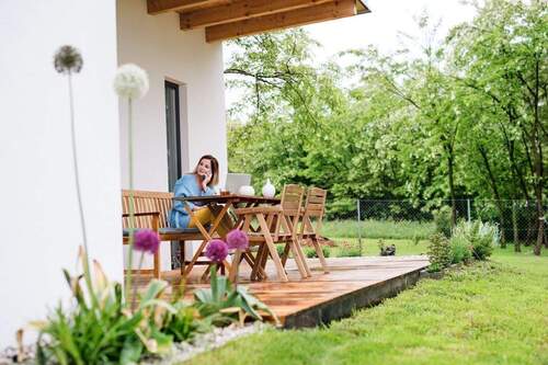Auszeit auf ihrer Terrasse - Neue Häuser in Nürnberg-Gerasmühle