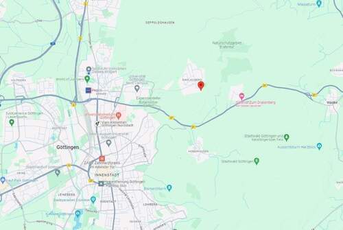 Quelle: Google Maps - Etagenwohnung mit 56,90 m&sup2; in Göttingen zum Kaufen