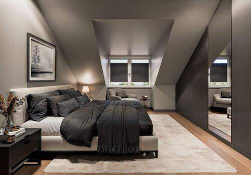 DG_Schlafen - 6 Zimmer Doppelhaushälfte zum Kaufen in Pullach