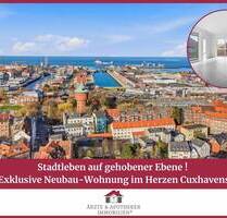 Stadtleben auf gehobener Ebene! Exklusive Neubau-Wohnung im Herzen Cuxhavens, Garage inklusive