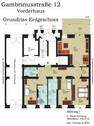 Grundriss Wohnung - Hochparterre - 