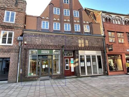 Ansicht Fußgängerzone - Gewerbefläche in exponierter Lage, ca. 123,00 m², mittig der Grapengießerstraße in Lüneburg
