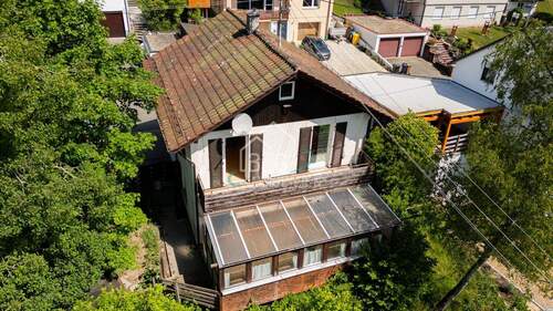 Ansicht Gartenseite - 3 Zimmer Einfamilienhaus zum Kaufen in Murrhardt / Fornsbach