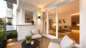 Visualisierung - Moderne Zwei-Zimmer-Wohnung mit Südwestbalkon und Tiefgaragenstellplatz
