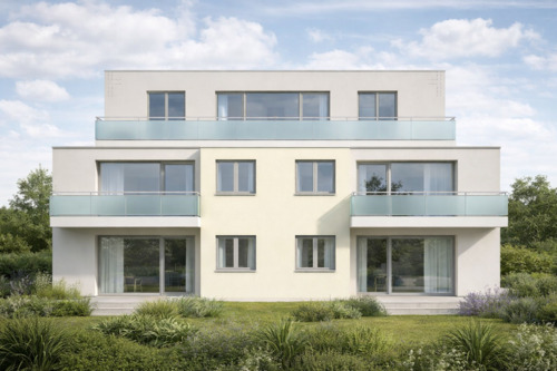 Frontansicht - 2 Zimmer Etagenwohnung zum Kaufen in Besigheim
