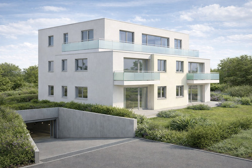 Ansicht Vorne-Links - 2 Zimmer Etagenwohnung in Besigheim