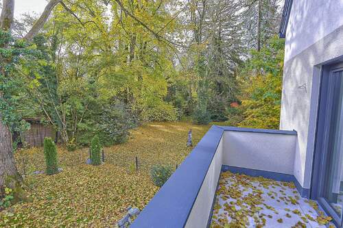 Balkonaussicht - 7 Zimmer Einfamilienhaus in Starnberg
