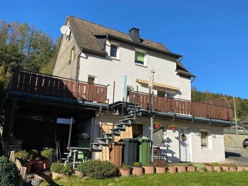 Garten-Ansicht - Mehrgenerationenhaus plus großem Gartenhaus u. Außenpool in Gleidorf!